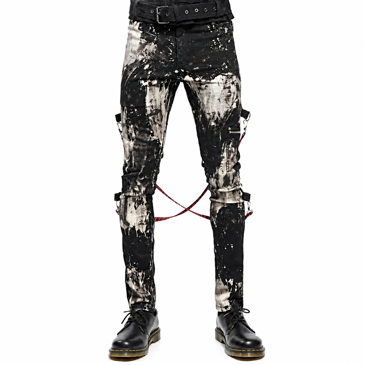 Prime Quality Handmade Gothic Skinny Jeans Apocalyptic Rebel Punk Emo Pants USA Goth Punk Rebel Pants
