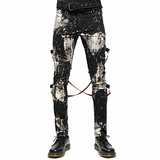 Prime Quality Handmade Gothic Skinny Jeans Apocalyptic Rebel Punk Emo Pants USA Goth Punk Rebel Pants