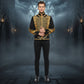 Men’s Adam Luxe Military Drummer Jacket – Black Parade Hussar Style