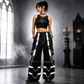 Prime Quality Men Gothic Bondage Reflective Men Street Walker Pant Alternative Punk Rock Emo Trouser Pant Shorts