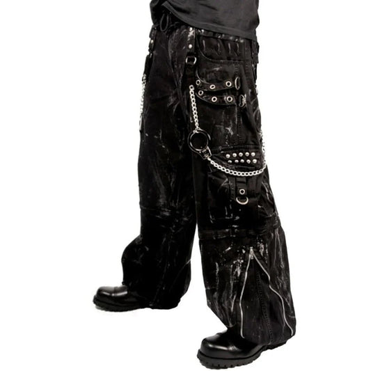 Gothic Jeans Apocalyptic Punk Emo Pants/USA Mechanic Acid Goth Cyber Pants