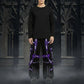 Mens Extreme Bondage Gothic Electro Reflector Black/purple Pant Shorts Usa