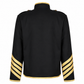 Prime Quality Handmade Men's Gothic Military Hussar Jacket Black Gold/Gold Jacket /USA