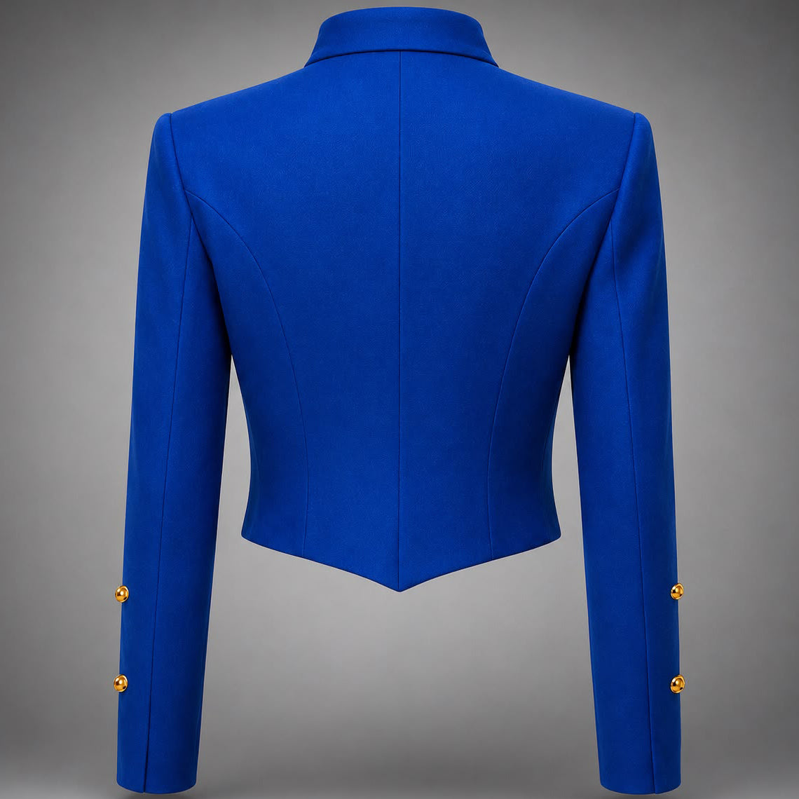 Men's Vintage Royal Blue Military Jacket Gold Braided Hussar Parade Jacket Victorian Gothic Steampunk Band Uniform Coat