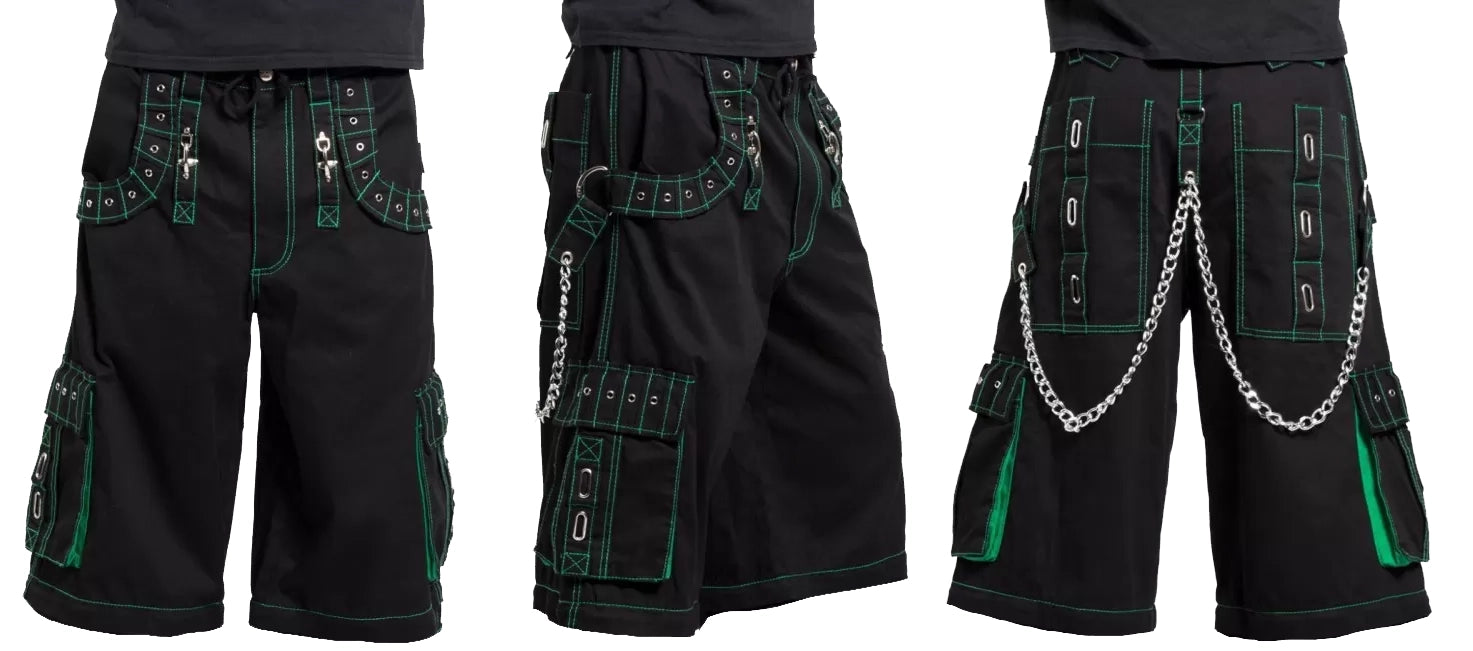 Men Bondage Trouser Gothic Transformer Baggy Shorts Trouser Emo/Shorts/Usa