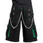 Men Bondage Trouser Gothic Transformer Baggy Shorts Trouser Emo/Shorts/Usa