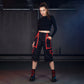 Men's Handmade Bondage Gothic Cyber Techno Rock Punk Shorts