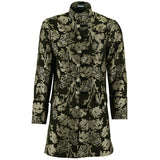 Mens Vintage Gold Steampunk Jacket Victorian Tailcoat Gothic Vampire Cosplay Halloween