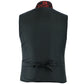 Men's Steampunk Double-Breasted Waistcoat Red Vest Gothic Western-Reenactment USA