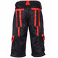 Men's Handmade Bondage Gothic Cyber Techno Rock Punk Shorts
