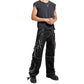 Prime Quality Gothic Men's Black Bondage Gothic Cyber Pant Chain Techno Rock Punk Shorts Trouser Pants USA