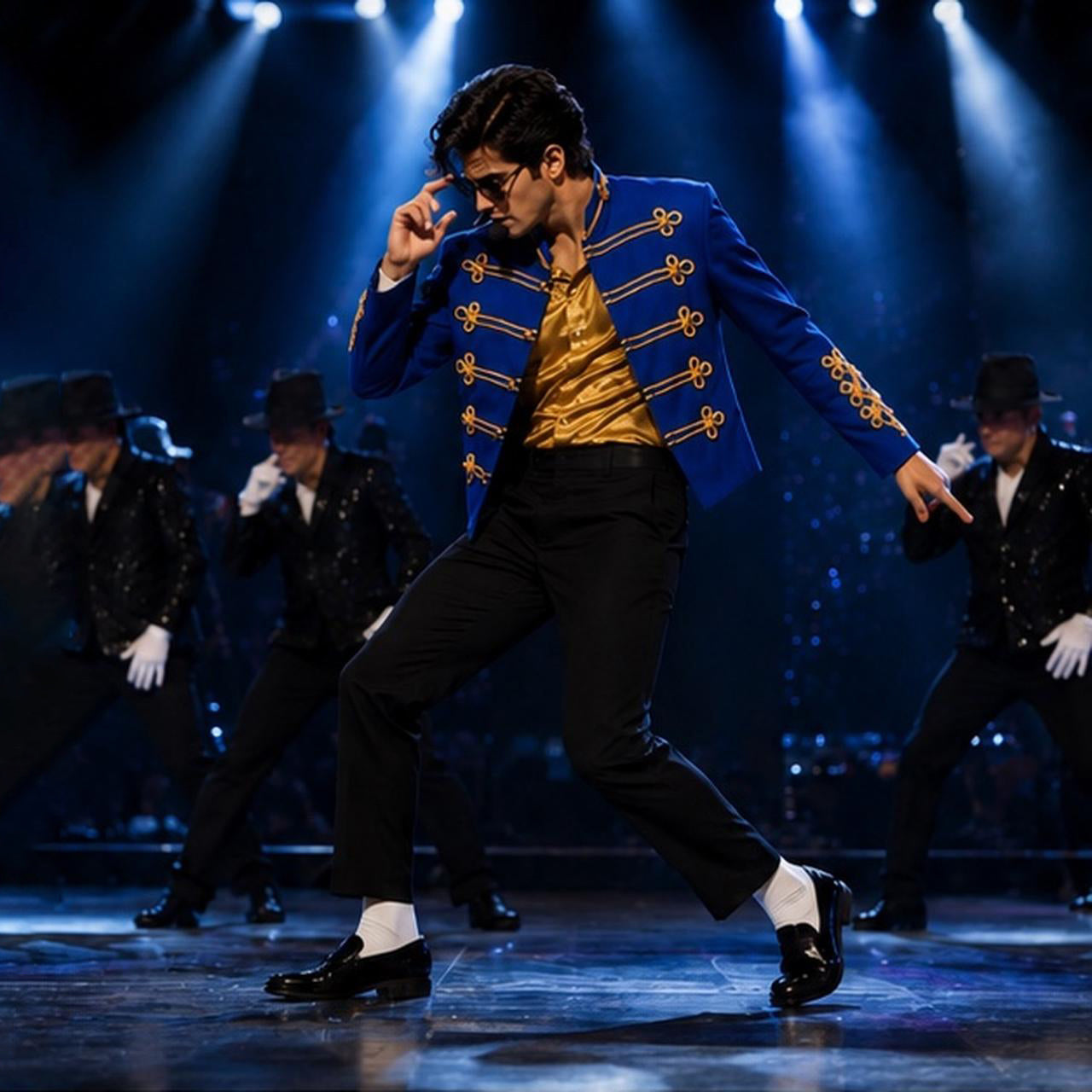 Men's Vintage Royal Blue Military Jacket Gold Braided Hussar Parade Jacket Victorian Gothic Steampunk Band Uniform Coat