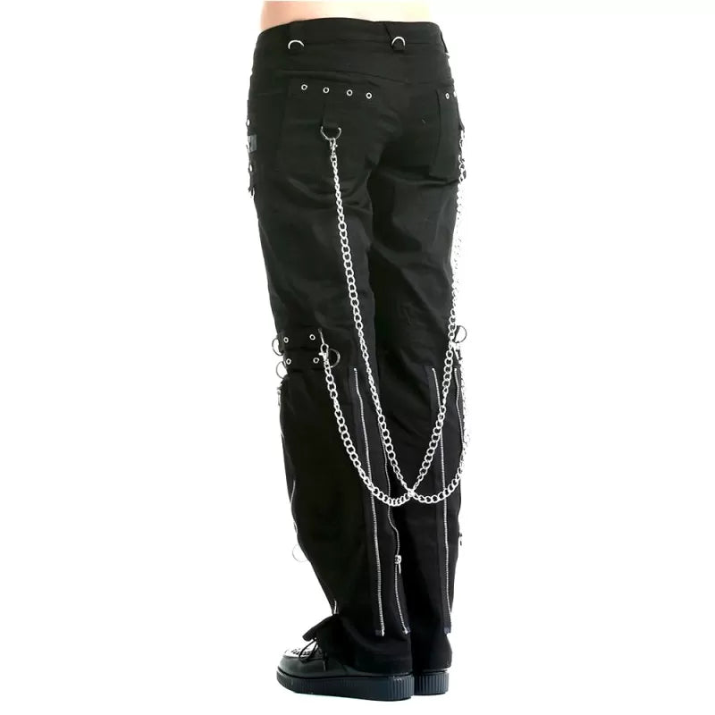 Men's Gothic Bondage Pant Rock Hard Trouser Heavy Weight Pant