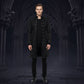 Mens Vintage Black Steampunk Jacket Victorian Tailcoat Gothic Vampire Cosplay Halloween