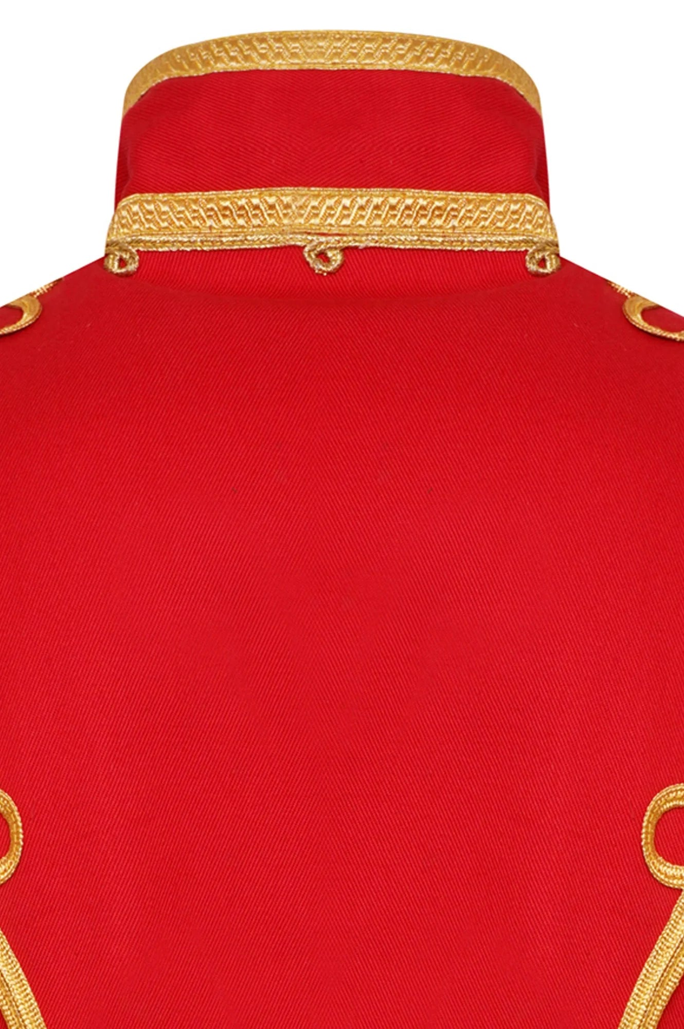 Men’s Adam Luxe Military Drummer Jacket – Red Parade Hussar Style