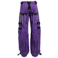 Gothic Bondage Handmade Men Pant Alternative Punk Rock Transformer Trouser Purple Baggy