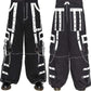 Gothic Men Handmade Bondage Gothic Cyber Pant Chain Techno Rock Punk Shorts Trouser Pants/USA