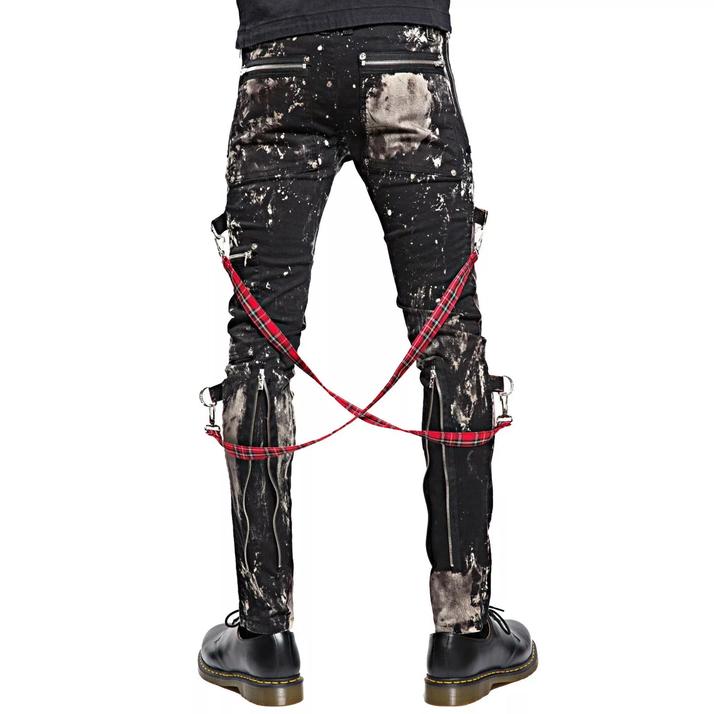 Prime Quality Handmade Gothic Skinny Jeans Apocalyptic Rebel Punk Emo Pants USA Goth Punk Rebel Pants