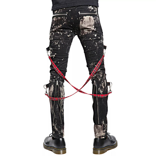Prime Quality Handmade Gothic Skinny Jeans Apocalyptic Rebel Punk Emo Pants USA Goth Punk Rebel Pants