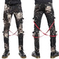 Prime Quality Handmade Gothic Skinny Jeans Apocalyptic Rebel Punk Emo Pants USA Goth Punk Rebel Pants