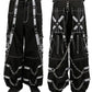 Prime Quality Men Gothic Bondage Reflective Men Street Walker Pant Alternative Punk Rock Emo Trouser Pant Shorts