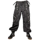 Prime Quality Bondage Gothic Wax Cotton Men's Cyber Rave Techno Jeans Punk Shorts Biker Pants/USA