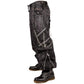 Prime Quality Bondage Gothic Wax Cotton Men's Cyber Rave Techno Jeans Punk Shorts Biker Pants/USA
