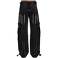Gothic Dark Cuff Pants Black