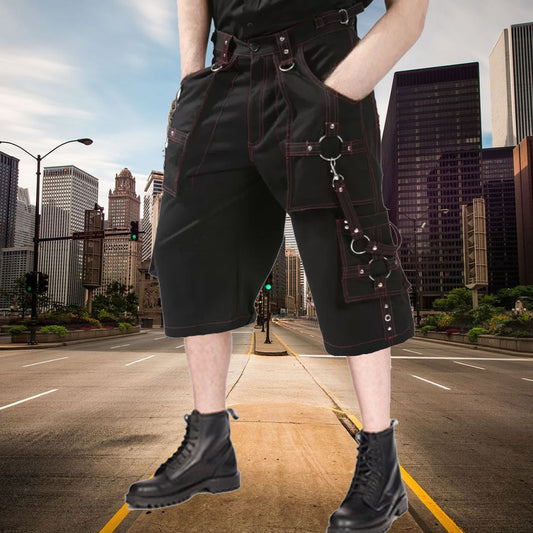 Men Bondage Trouser Gothic Transformer Baggy Shorts Trouser Emo Shorts Usa