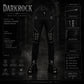 GOTHIC BONDAGE JEANS HEAVY WEIGHT ZIPPER PUNK ROCK GOTH TROUSER PANTS