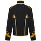 Men’s Adam Luxe Military Drummer Jacket – Black Parade Hussar Style