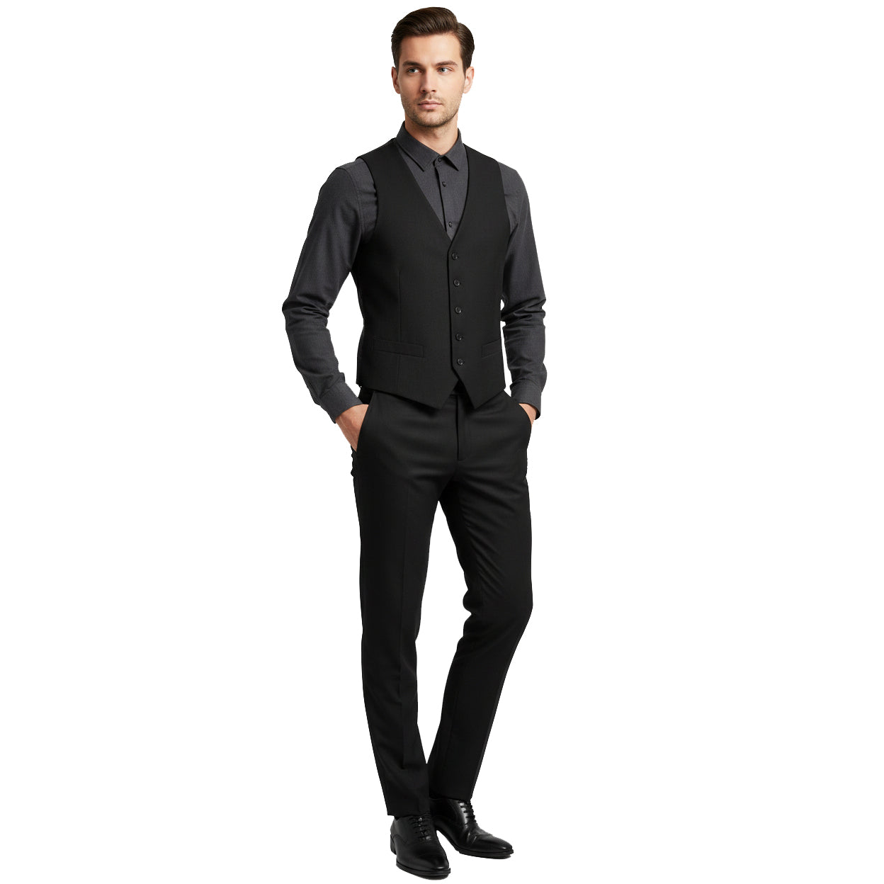 Men's Formal Suit Vest Fit for Business or Casual Dress