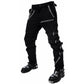 Men's Bondage Black Goth Punk Rock Morte Pants Buckle Chain Trouser Pants