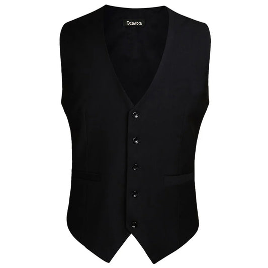 Men's Formal Suit Vest Fit for Business or Casual Dress