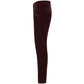 Men's Red Velvet Embroidery Gothic Regency Dress Pants /Velvet Pant